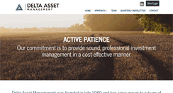 Desktop Screenshot of deltaasset.com